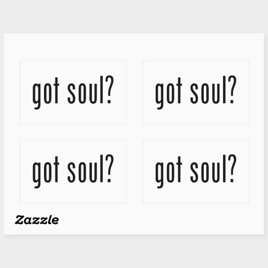 得魂？ 長方形シール (シート)