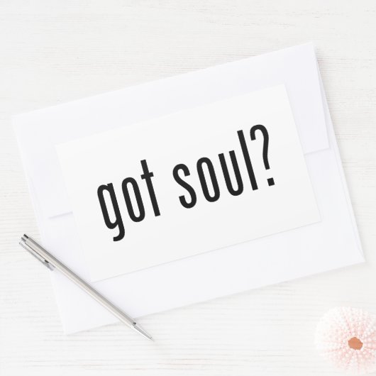 得魂？ 長方形シール (封筒)