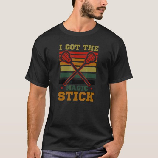 得魔法スティックLax Tシャツ (正面)