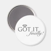 得it – 最後のダイヤモンドリングや輪 マグネット (正面/裏面)