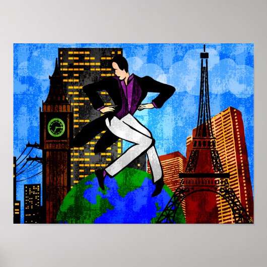 得The World At My足(ファインアートプリント) ポスター (正面)