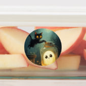 得Youハロウィーンブラックキャット&幽霊 ラベル (貼付)