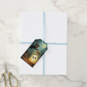 得You - Halloween Cat and幽霊 ギフトタグ (より糸付き)