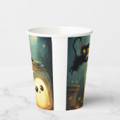 得You - Halloween Cat and幽霊 紙コップ (左)