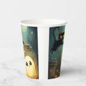 得You - Halloween Cat and幽霊 紙コップ (右)