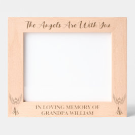 御使いたちがお前と共にいる | Loving Memory 10x8 レーザー彫刻フレーム