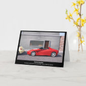 御免状（ドイツ語） カード (黄色い花)