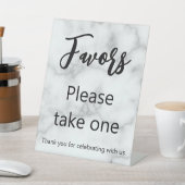 御恩は一つ取って下さい白フェイク大理石 台座サイン (インサイチュ)