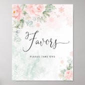 御恩は一つ看板を出して下さい。冬の赤面 ポスター (正面)