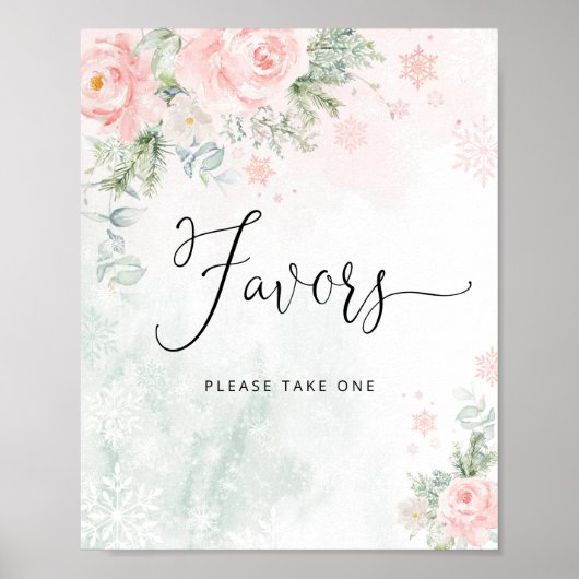 御恩は一つ看板を出して下さい。冬の赤面 ポスター (正面)