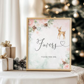 御恩は一つ看板を出して下さい。冬の赤面 ポスター