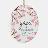 御恩寵は聖書のさくらんぼ セラミックオーナメント (右)