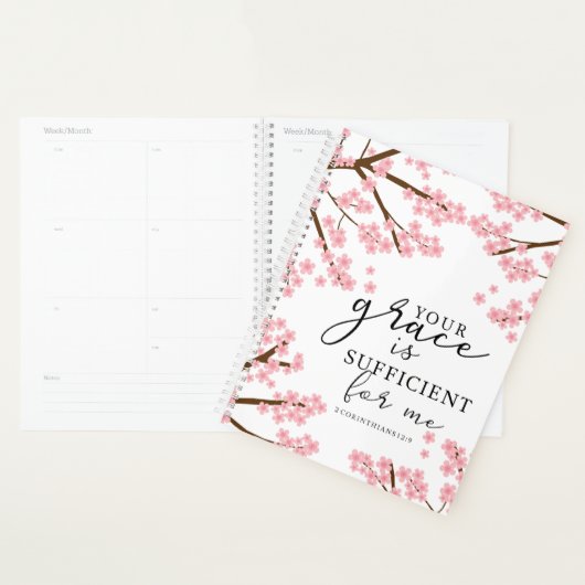 御恩寵は聖書のさくらんぼ プランナー手帳 (ディスプレー)