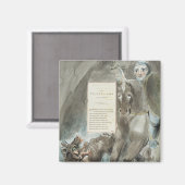 「御歌の歌」のオジンの子孫 マグネット (正面/裏面)