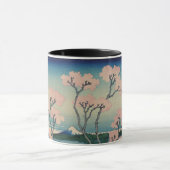 御殿山北斎日本のファインアート マグカップ (中央)