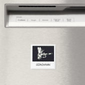 「御者」フライ釣りアートマグネット マグネット (インサイチュ (食洗機))