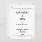 御臨席の儀 招待状 (正面)