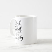 御霊の実が胎内に生ずる コーヒーマグカップ (正面左)