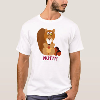 御馳走…ナットを持つリスか。か。か。 Tシャツ