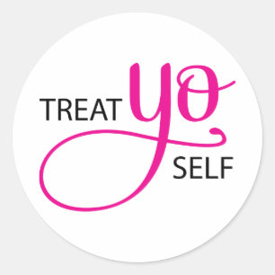 御馳走Yoの自己のピンク ラウンドシール