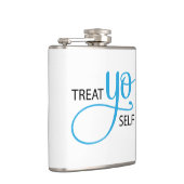 御馳走Yoの自己の青 フラスク (右)