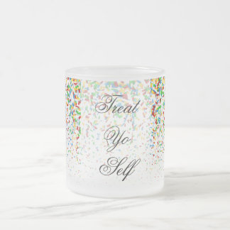 御馳走Yoの自己 フロストグラスマグカップ
