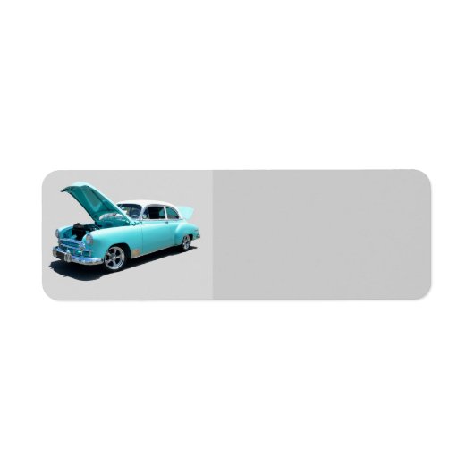 復元されたクラシック車 ラベル (正面)