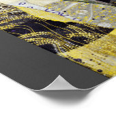 復元されたクリムトウォーターサーパン絵画ズアールヌーボー ポスター (角)