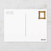 復元されたバカラフルンゴッホベッドルームアットアルレアート ポストカード (裏面)