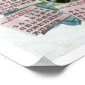 復元されたヴィンテージニューヨーク醸造所カレンダー ポスター (角)