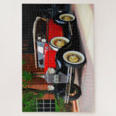 復元されたヴィンテージ自動車 ジグソーパズル (縦)