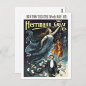 復元されたヴィン素晴らしテージのポスター ポストカード (正面/裏面)