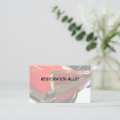 復元カッコいいサー車のビス 名刺 (スタンド正面)