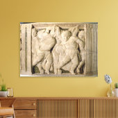 復元後のパネルNo.VII （外部から） キャンバスプリント (インサイチュ (リビング))