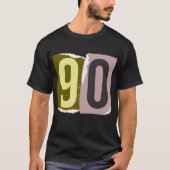 復刻ナンバー・マガジン風ロゴ 90 Tシャツ (正面)