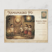 復古ポストカード Namamasko Po シーズンポストカード (正面)