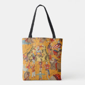 復古日本サーカスポスター浮世絵アート トートバッグ (裏面)