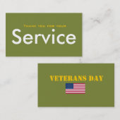 復員軍人の日の名刺 名刺 (正面/裏面)