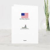 復員軍人の日の永遠の警戒 カード (裏面)