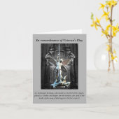 復員軍人の日の祈りの言葉 カード (黄色い花)