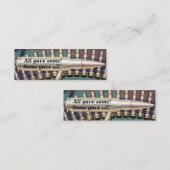 復員軍人の日の軍隊の軍の弾丸のbookmarkerのvfw スキニー名刺 (正面/裏面)