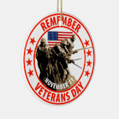 復員軍人の日を覚えて下さい セラミックオーナメント (右)