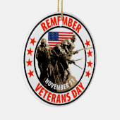 復員軍人の日を覚えて下さい セラミックオーナメント (右)