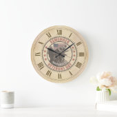 復員軍人の日を覚えて下さい ラージ壁時計 (ホーム)