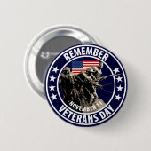 復員軍人の日を覚えて下さい 缶バッジ (正面&裏面)