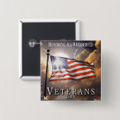 復員軍人の日 缶バッジ (正面&裏面)