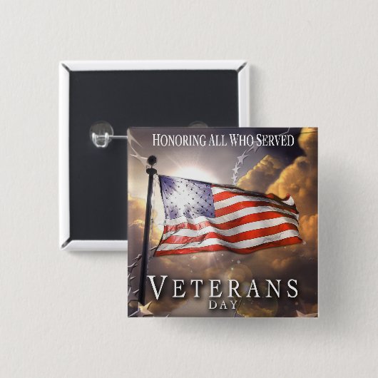 復員軍人の日 缶バッジ (正面&裏面)