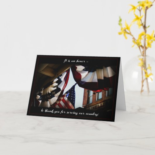 復員軍人の日、-軍の挨拶状ありがとう カード (黄色い花)