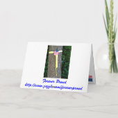 復員軍人の日、軍の挨拶状ありがとう サンキューカード (裏面)