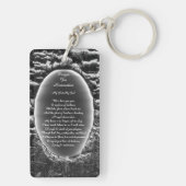 復帰のためのツインタワー及び祈りの言葉 キーホルダー (裏面)